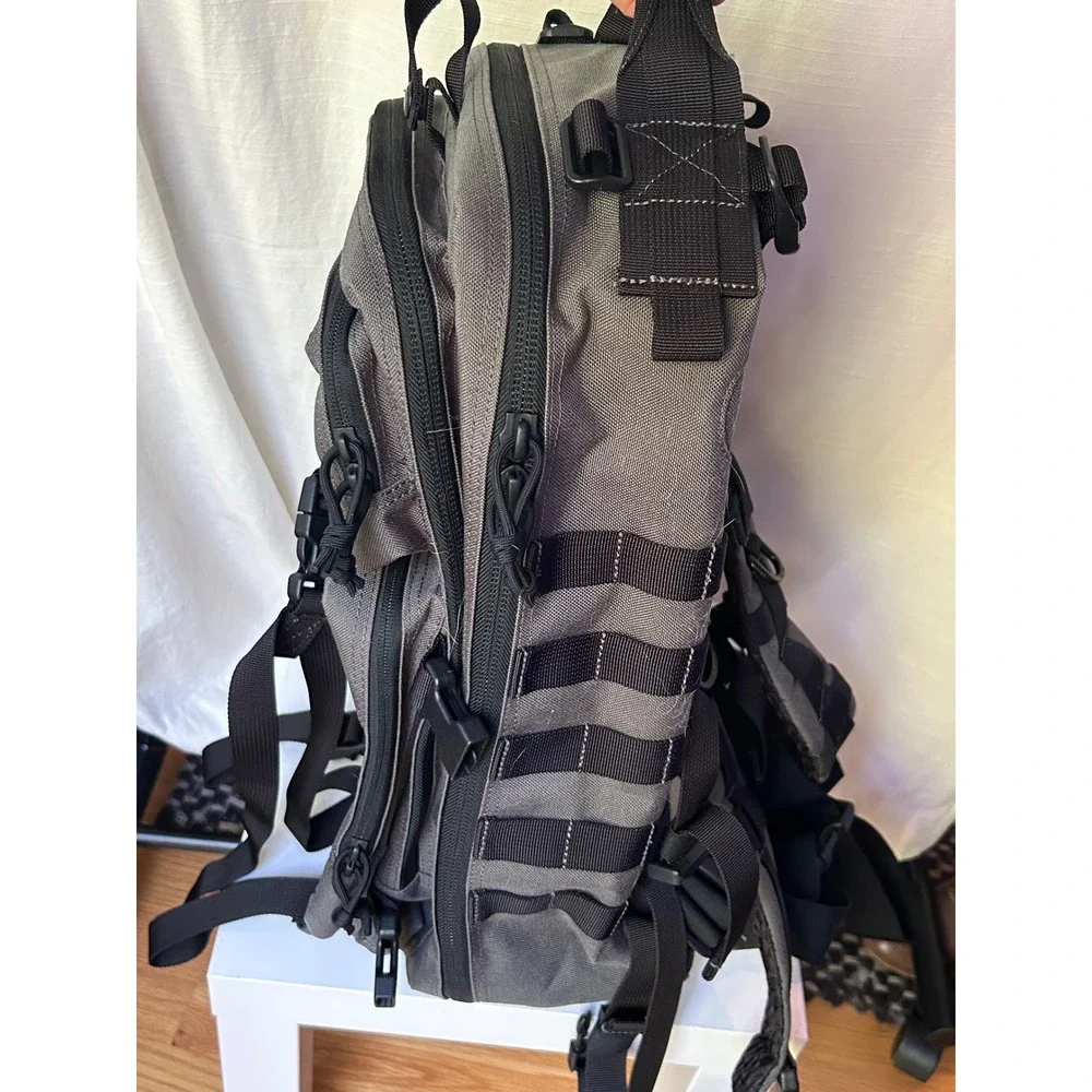 Maxpedition Falcon-II Tactical Backpack Gray Foliage Green Molle Hiking Bag